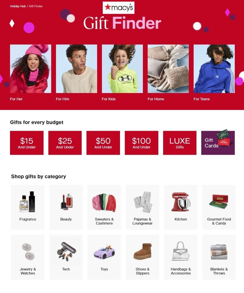 Macy's Holiday Gift Guide 2023 - Page 1