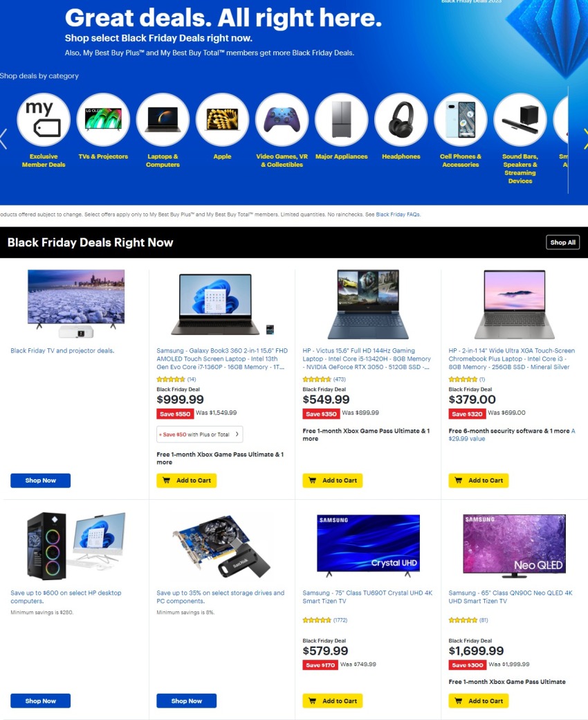 Best Buy Pre-Black Friday 2023 - Page 1