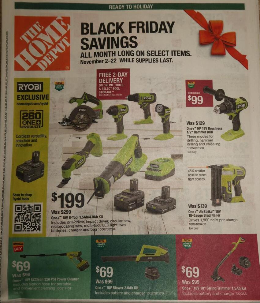 Home Depot Pre-Black Friday 2023 - Page 1