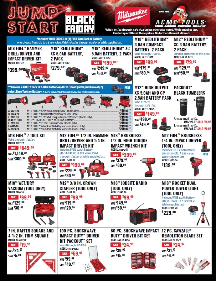 Acme Tools Black Friday 2023 - Page 1