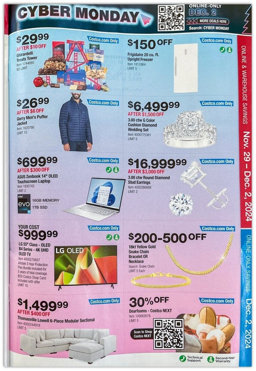 Costco Cyber Monday 2024 - Page 1
