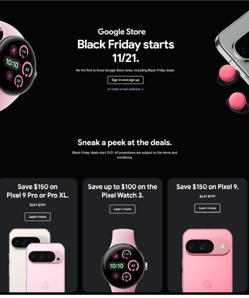 Google Store Black Friday 2024 - Page 1