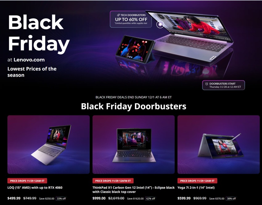 Lenovo Black Friday 2024 - Page 1