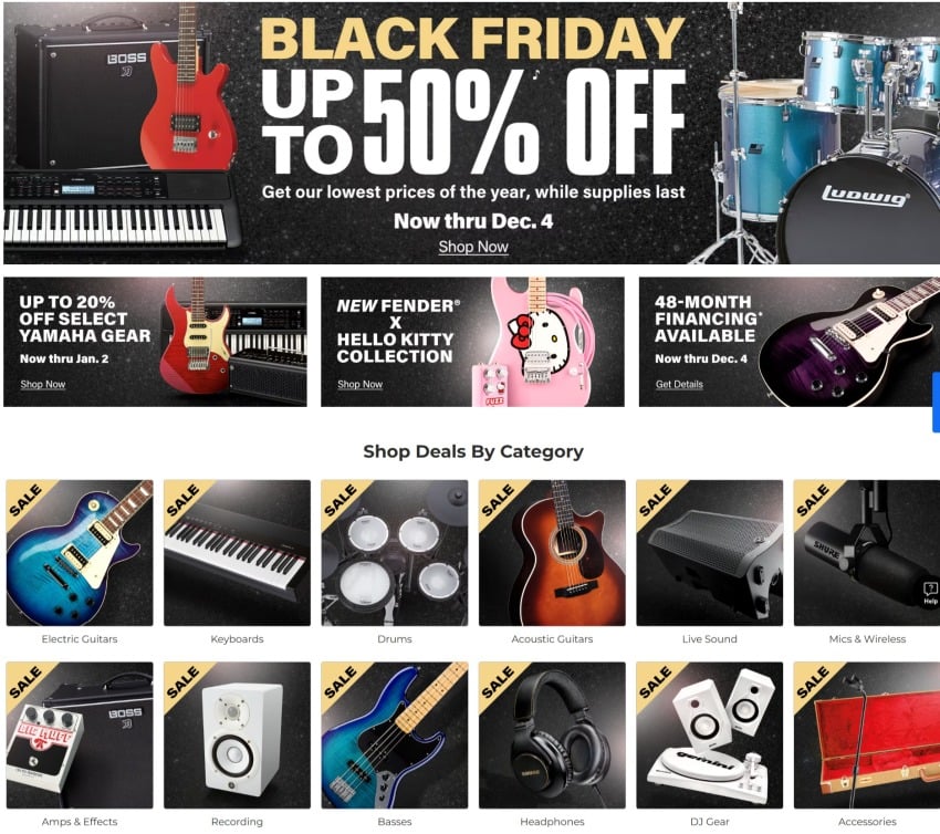 Guitar Center Black Friday 2024 - Page 1