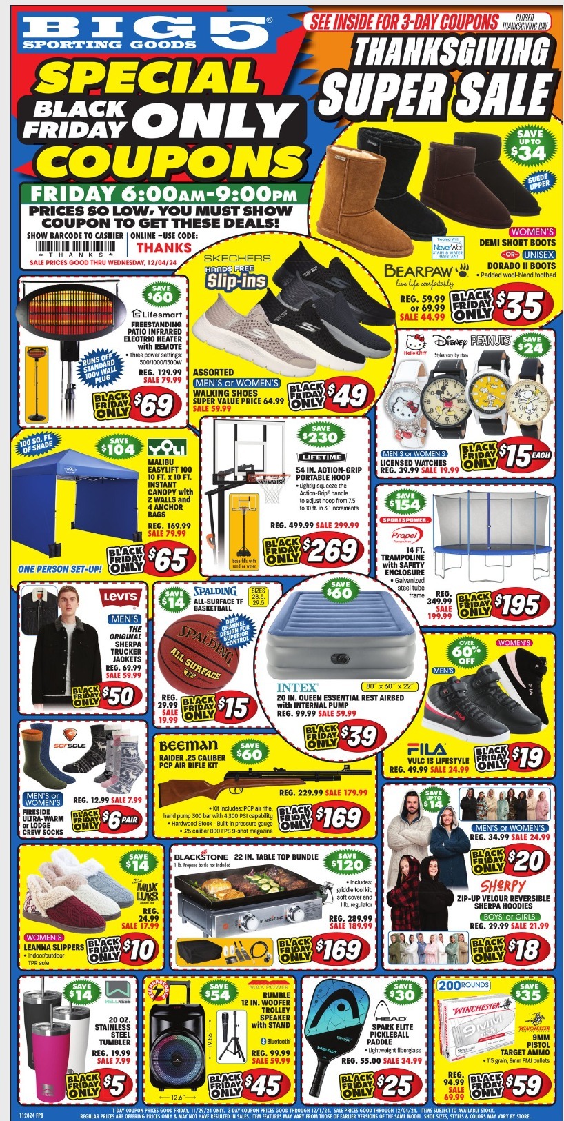 Big 5 Sporting Goods Black Friday 2024 - Page 1