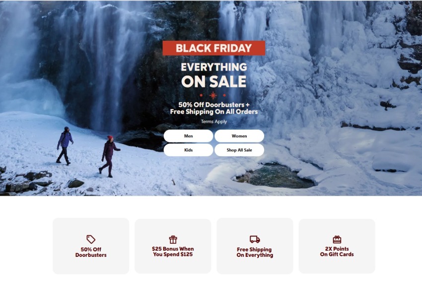 Columbia Sportswear Black Friday 2024 - Page 1