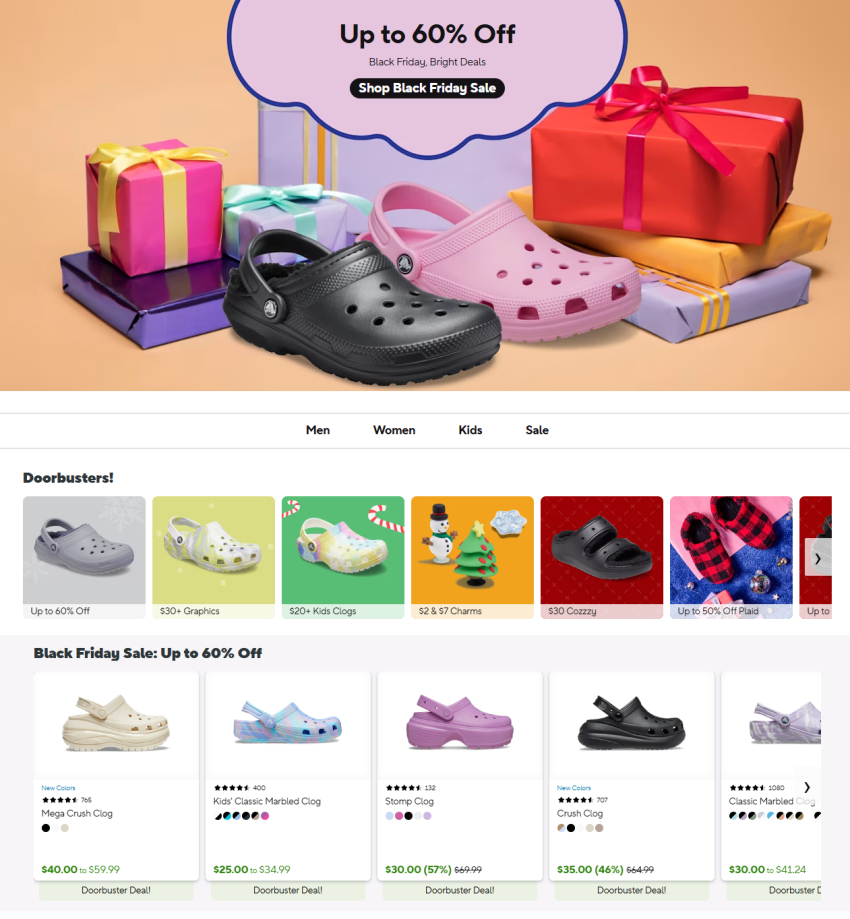 Crocs Black Friday 2024 - Page 1
