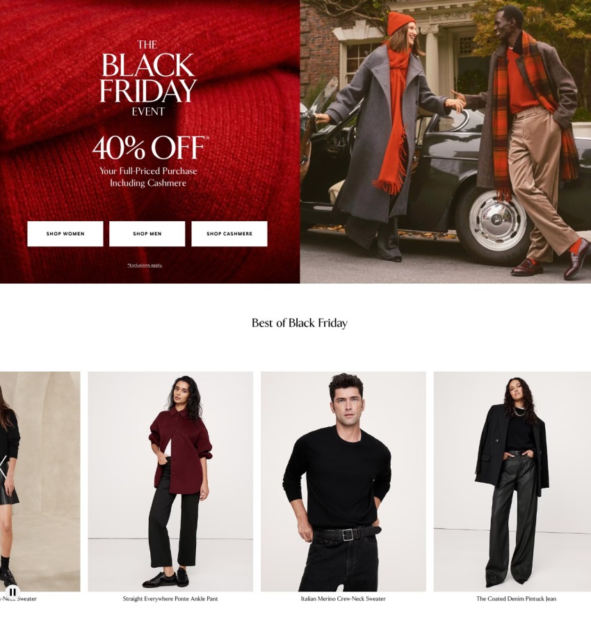 Banana Republic Black Friday 2024 - Page 1