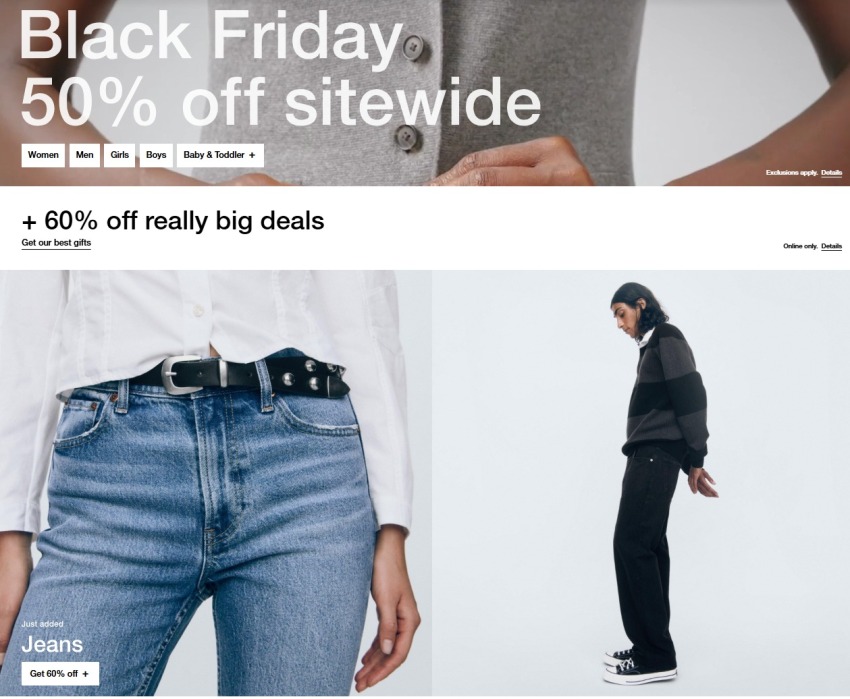 Gap Black Friday 2024 - Page 1