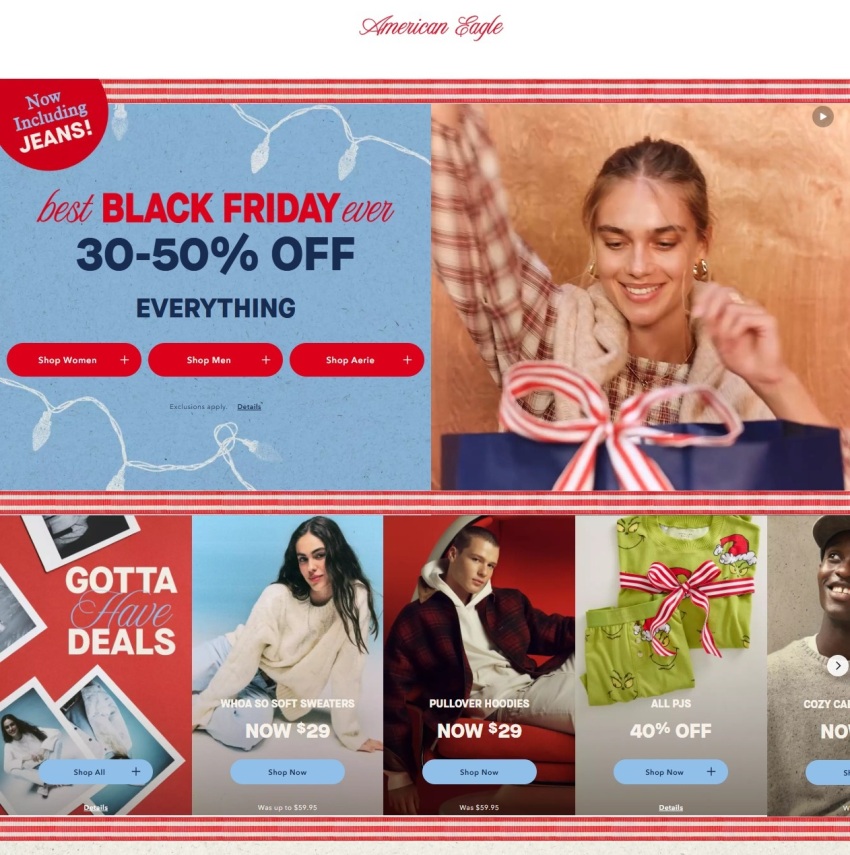 American Eagle Black Friday 2024 - Page 1