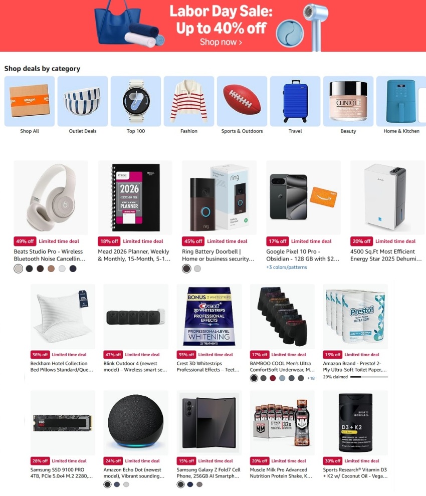 Amazon Labor Day 2025 - Page 1