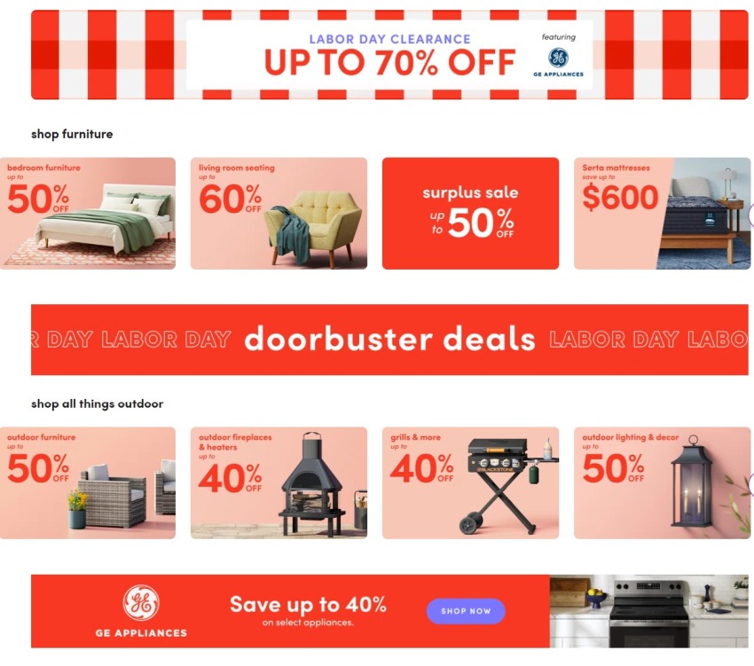 Wayfair Labor Day 2025 - Page 1