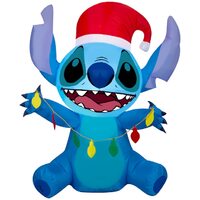 Disney 3.2-ft Lighted Stitch Christmas Inflatable for $34.98 Each