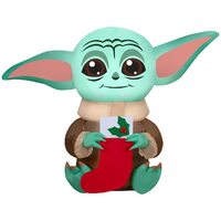 STAR WARS 3.1-ft Lighted Merry Christmas Inflatable for $34.98 Each