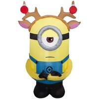 3.5-ft Universal Holiday Minion Stuart Christmas Inflatable for $34.98 Each