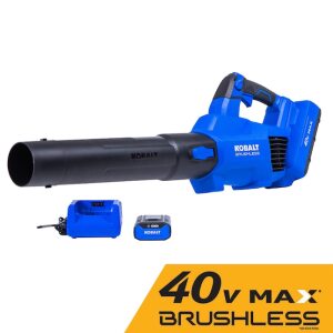 Kobalt Gen4 40-volt 520-CFM 120-MPH Battery Handheld Leaf Blower 4 Ah