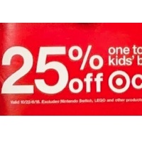 25% off One Toy or Kids Book with Circle