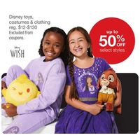Up to 50% Off Disney Toys, Costumes & Clothing