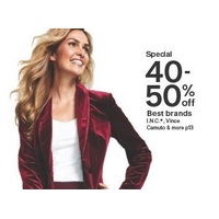40-50% Off Best Brands I.N.C Vince Camuto & More