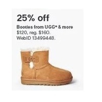 25% off Booties from UGG & more