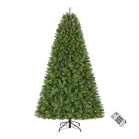 Home Accents Holiday 7.5 ft. Pre-Lit LED Brookside Pine Artificial Christmas Tree