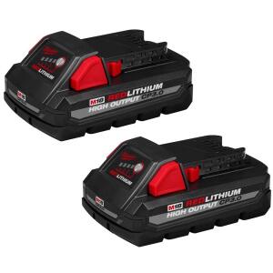 Milwaukee M18 REDLITHIUM HIGH OUTPUT CP3.0 Battery 2 Pack