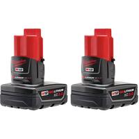 Milwaukee M12 REDLITHIUM XC 3.0Ah Battery (2pk)