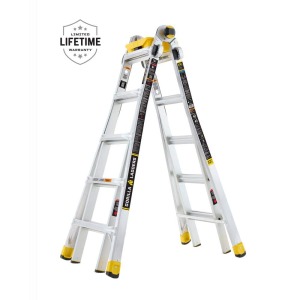 Gorilla Ladders 22 ft. Reach Aluminum Multi-Position Ladder