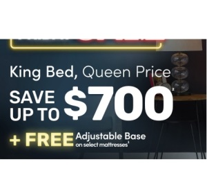 Save Up to $700 King Bed