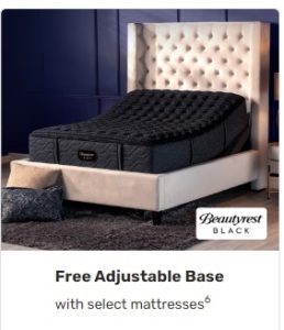 Free Adjustable Base  with select mattresses