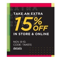 Take an Extra 15% Off