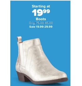 Boots Starting at $19.99