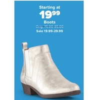 Boots Starting at $19.99