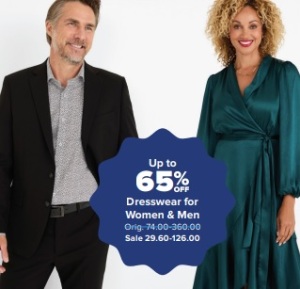 Up to 65% Dresswear for Women & Men