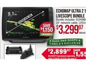 Garmin Echomap Ultra 2 1265v Livescope Bundle