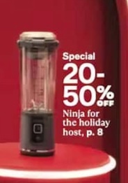 20-50% Off Ninja for the holiday