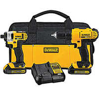 DEWALT 20V MAX Lithium-Ion Cordless Drill/Driver & Impact Driver Combo Kit