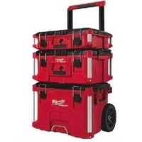 3-pc Milwaukee PACKOUT Tool Box System