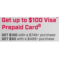 GET $100 with a $749+ purchase