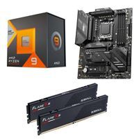 AMD Ryzen 9 7950X3D, MSI X670E  AM5 16-Core G.Skill Flare X5 Series 32GB  Computer Build Bundle