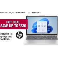 Save up to $230 on HP Laptops & Monitors