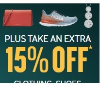 15% off Clothing, Shoes, Handbags, Accessories, Jewelry And Watches With Military Star