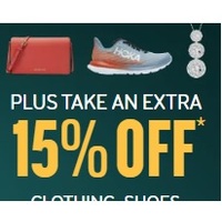 15% off Clothing, Shoes, Handbags, Accessories, Jewelry And Watches With Military Star