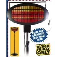 Patio Infrared Electric Heater with Remote