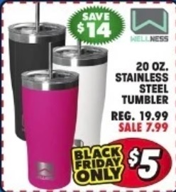 20 02. Stainless Steel Tumbler