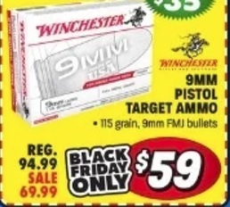 9mm Pistol Target Ammo