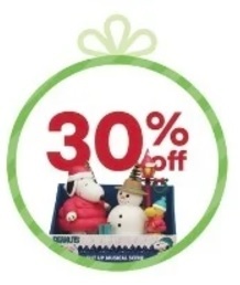 30% off Toys