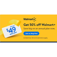 One Year of Walmart+ Membership