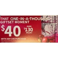 Holiday Wonder Giftset Tote Bag for $40 with any $40 purchase