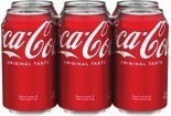 Coke 12 Fl Oz Can 6 Pk 4/$9